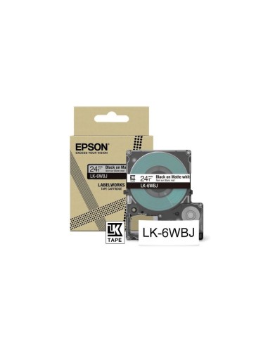 Epson LK-6WBJ Negro, Blanco