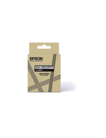 Epson LK-6WBJ Negro, Blanco