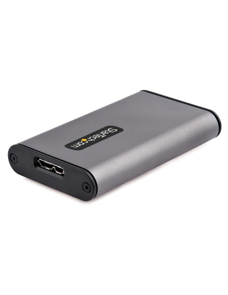 StarTech.com Tarjeta de Captura de VÍ­deo USB 3.0 HDMI Externa, Adaptador Capturadora de VÍ­deo HDMI 4K 30Hz, UVC, Transmisión e