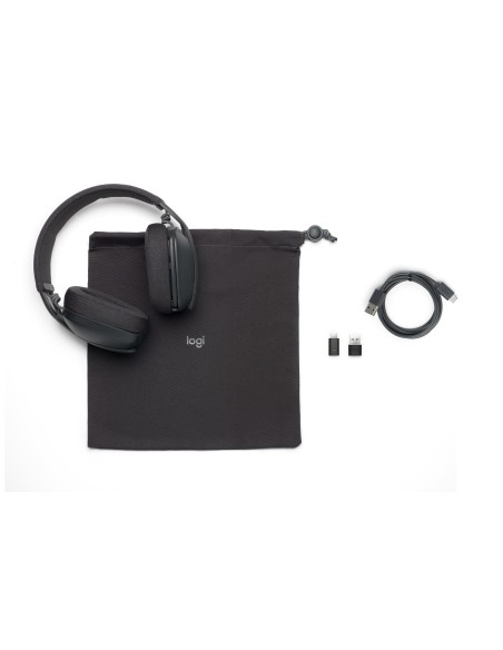 Logitech Zone Vibe Auriculares Inalámbrico Diadema Llamadas Música Bluetooth Grafito