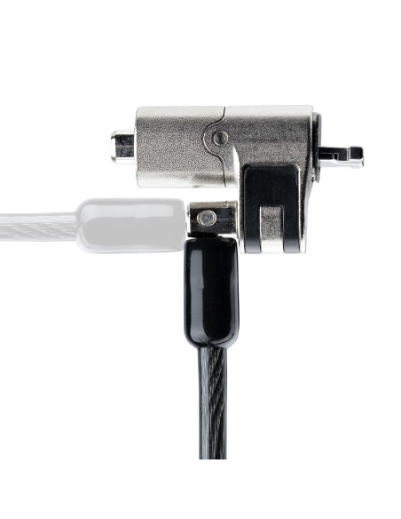StarTech.com NANOK-LAPTOP-LOCK cable antirrobo Negro, Plata 2 m