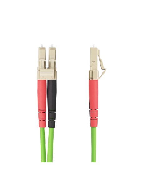 StarTech.com Cable de Fibra Í?ptica LC a LC (UPC) OM5 Multimodo 3m - Dúplex 50 125Âµm LOMMF Tipo Cremallera VCSEL 40G 100G - No 