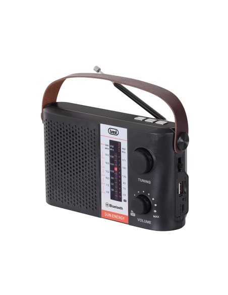 Trevi RA 7F25 BT Portátil Analógico y digital Negro