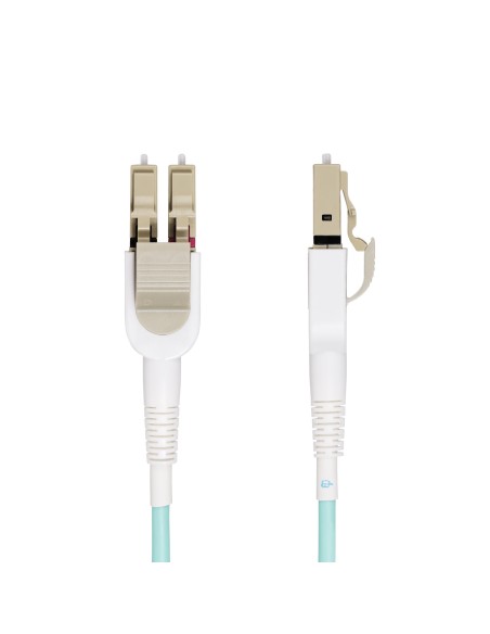 StarTech.com Cable de Fibra Í?ptica Multimodo Conmutable LC a LC (UPC) OM4 de 5m - 50 125Âµm - Redes de 100G - Low Insertion Los
