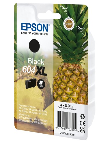 Epson 604XL cartucho de tinta 1 pieza(s) Original Alto rendimiento (XL) Negro