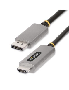 StarTech.com Cable Adaptador de 2m DisplayPort a HDMI - 8K 60Hz - 4K 144Hz - HDR10 - Conversor de VÍ­deo Activo DP 1.4 a HDMI 2.
