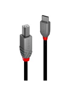 Lindy 36942 cable USB 2 m USB 2.0 USB C USB B Negro