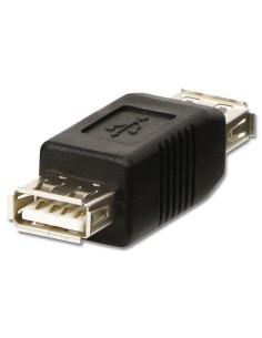 Lindy 71230 cambiador de género para cable USB A Negro