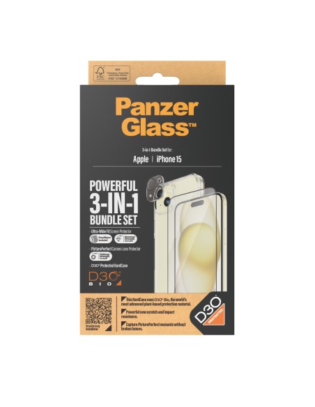 PanzerGlass B1172+2809 protector de pantalla o trasero para teléfono móvil Apple 1 pieza(s)