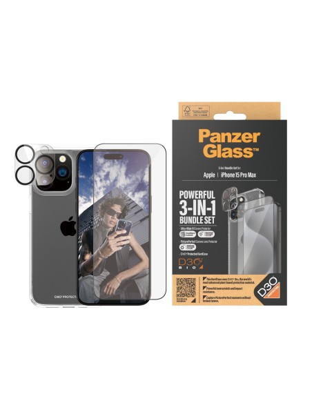 PanzerGlass B1175+2812 protector de pantalla o trasero para teléfono móvil Apple 1 pieza(s)