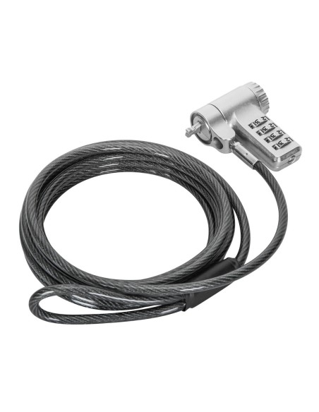 Targus ASP96GLX-S cable antirrobo Plata 2 m