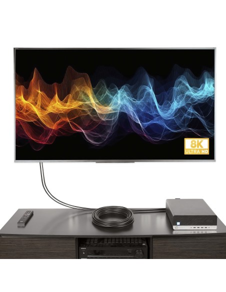 StarTech.com Cable de 15m DisplayPort 1.4 Certificado por VESA - Cable DisplayPort DP8K con HBR3 - HDR10 - MST - DSC 1.2 - HDCP 