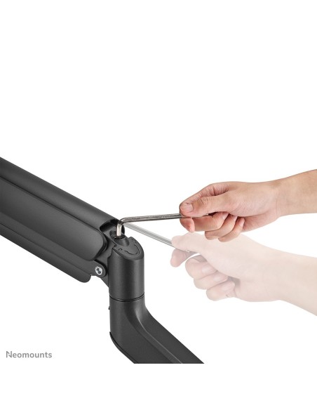 Neomounts soporte de escritorio para pantallas curvas ultra anchas