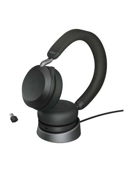 Jabra 27599-989-889 auricular y casco Auriculares Inalámbrico y alámbrico Diadema Llamadas Música USB Tipo C Bluetooth Base de c