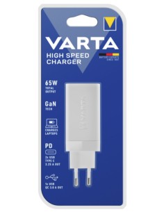 Varta 57956 101 401 cargador de dispositivo móvil Universal Blanco Corriente alterna Carga rápida Interior