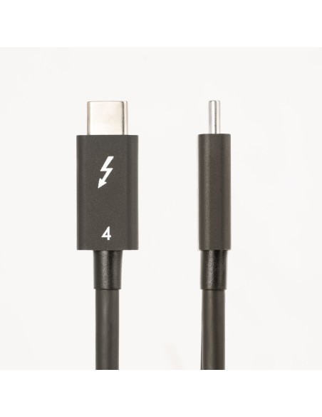 StarTech.com Cable de 1m Thunderbolt 4 - 40Gbps - PD 100W - VÍ­deo 4K 8K - Cable Thunderbolt 4 con Certificación Intel - Compati