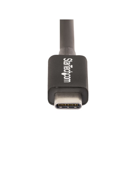 StarTech.com Cable de 1m Thunderbolt 4 - 40Gbps - PD 100W - VÍ­deo 4K 8K - Cable Thunderbolt 4 con Certificación Intel - Compati