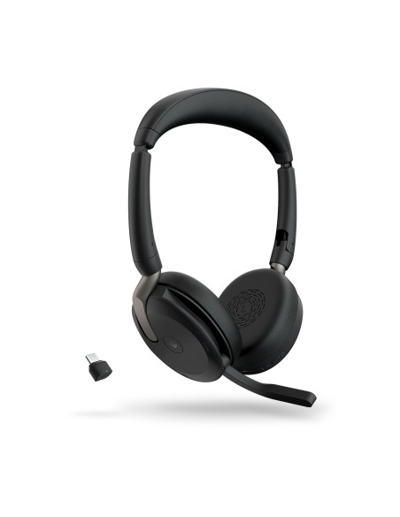 Jabra Evolve2 65 Flex Auriculares Inalámbrico y alámbrico Diadema Oficina Centro de llamadas Bluetooth Negro