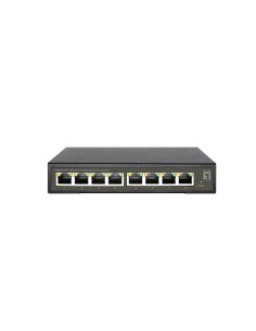 LevelOne GES-2108P switch Gestionado L2 Gigabit Ethernet (10 100 1000) EnergÍ­a sobre Ethernet (PoE) Negro