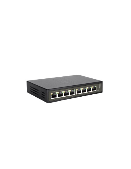 LevelOne GES-2108P switch Gestionado L2 Gigabit Ethernet (10 100 1000) EnergÍ­a sobre Ethernet (PoE) Negro