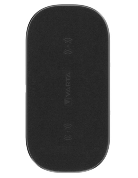 Varta 57906 101 111 cargador de dispositivo móvil Universal Negro USB Cargador inalámbrico Carga rápida Interior