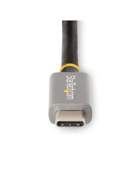 StarTech.com Cable de 1m USB4 - Cable USB-C Certificado por USB-IF - Cable USB Tipo C - 40Gbps - Power Delivery PD de 100W - 8K 