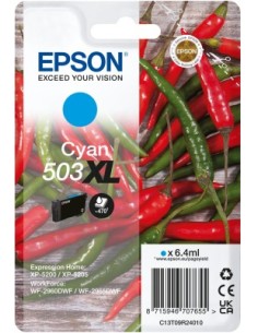 Epson 503XL cartucho de tinta 1 pieza(s) Original Alto rendimiento (XL) Cian