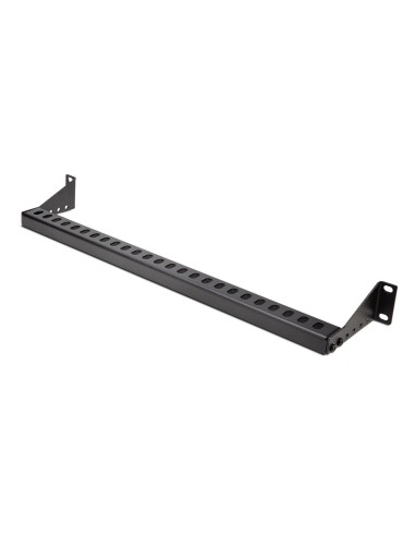 StarTech.com Barra 1U de Amarre Horizontal para Gestión de Cables en Rack - para Racks de 19" - Profundidad Ajustable - GuÍ­a Ho