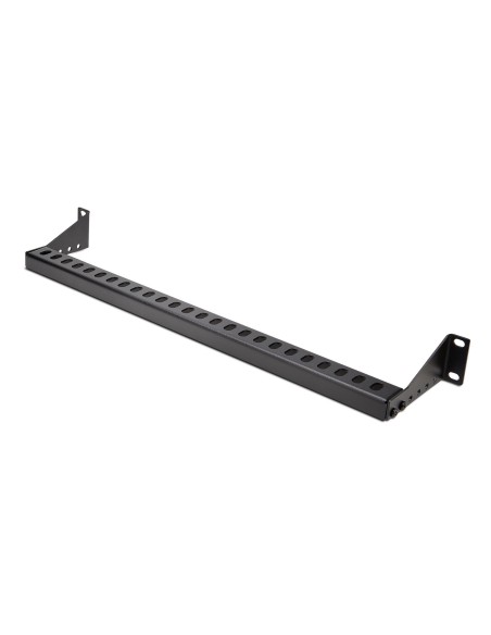 StarTech.com Barra 1U de Amarre Horizontal para Gestión de Cables en Rack - para Racks de 19" - Profundidad Ajustable - GuÍ­a Ho