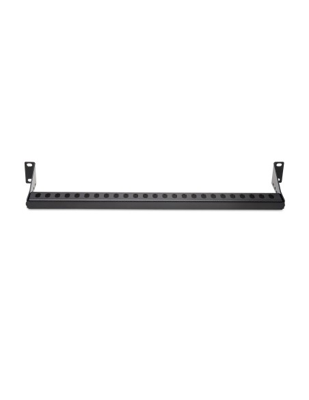 StarTech.com Barra 1U de Amarre Horizontal para Gestión de Cables en Rack - para Racks de 19" - Profundidad Ajustable - GuÍ­a Ho