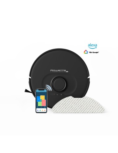 Rowenta X-Plorer RR8575WH aspiradora robotizada Sin bolsa Negro