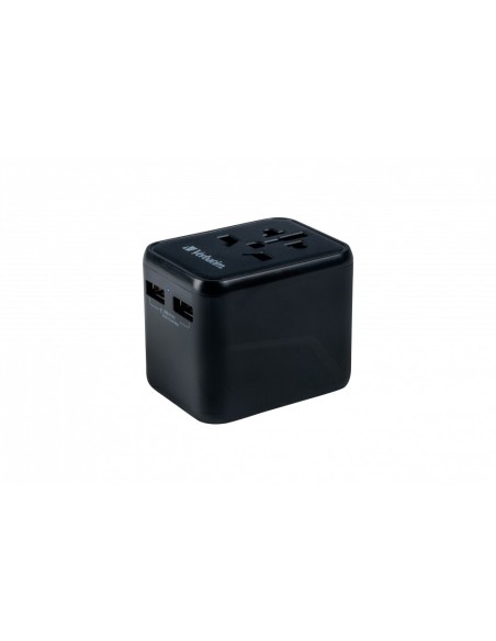 Verbatim 49543 adaptador de enchufe eléctrico Universal Negro