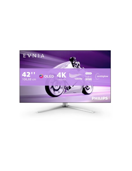 Philips Envia 42M2N8900 00 41.5" OLED UltraHD 4K 138Hz Freesync Premium USB-C