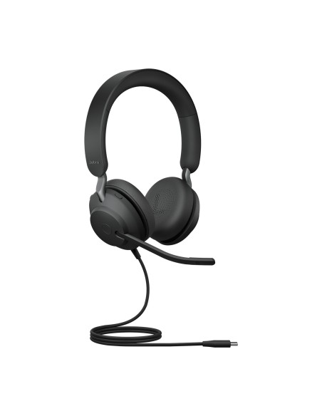 Jabra Evolve2 40 SE Auriculares Alámbrico Diadema Llamadas Música USB Tipo C Negro