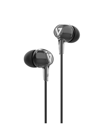 V7 HA220 auricular y casco Auriculares Alámbrico Dentro de oÍ­do Llamadas Música Deporte Uso diario Negro