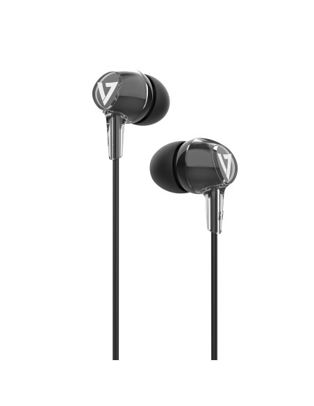 V7 HA220 auricular y casco Auriculares Alámbrico Dentro de oÍ­do Llamadas Música Deporte Uso diario Negro