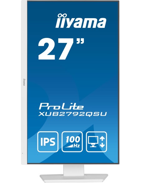 iiyama ProLite XUB2792QSU-W6 27" Wide Quad HD LED Blanco