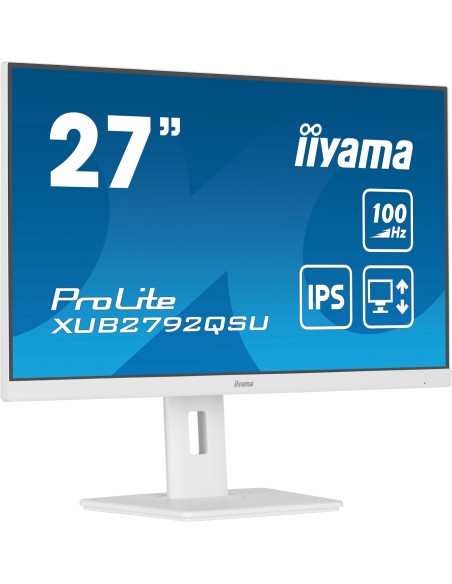 iiyama ProLite XUB2792QSU-W6 27" Wide Quad HD LED Blanco