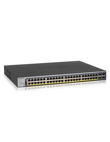 NETGEAR GS752TP-300EUS switch Gestionado L2 L3 L4 Gigabit Ethernet (10 100 1000) EnergÍ­a sobre Ethernet (PoE) 1U Negro