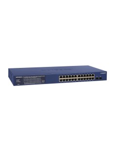 NETGEAR GS724TP-300EUS switch Gestionado L2 L3 L4 Gigabit Ethernet (10 100 1000) EnergÍ­a sobre Ethernet (PoE) Azul