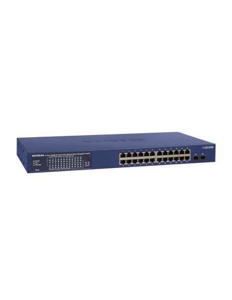 NETGEAR GS724TP-300EUS switch Gestionado L2 L3 L4 Gigabit Ethernet (10 100 1000) EnergÍ­a sobre Ethernet (PoE) Azul