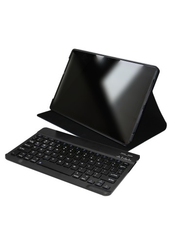 SilverHT Funda Wave Lenovo M 10.6 HD Plus 3rd Gen con teclado Bluetooth Negro