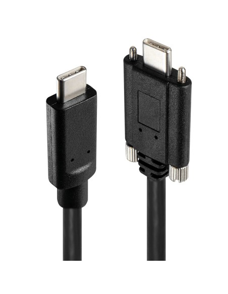 Lindy 43094 hub de interfaz USB 3.2 Gen 2 (3.1 Gen 2) Type-C 10000 Mbit s Negro