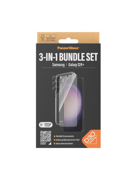 PanzerGlass 3-in-1 Bundle Glas, Case, Cam Protector de pantalla Samsung 1 pieza(s)
