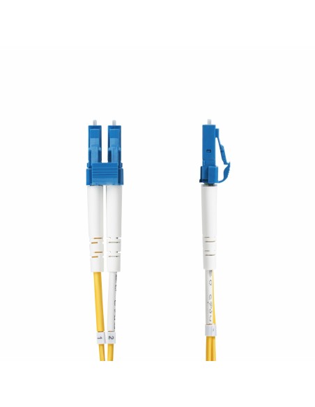 StarTech.com Cable de Fibra Í?ptica Dúplex LC a LC (UPC) OS2 Monomodo de 2m - 9 125Âµm - 10G - Resistente a Dobleces - Low Inser