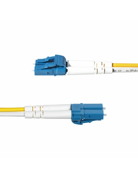 StarTech.com Cable de Fibra Í?ptica Dúplex LC a LC (UPC) OS2 Monomodo de 2m - 9 125Âµm - 10G - Resistente a Dobleces - Low Inser