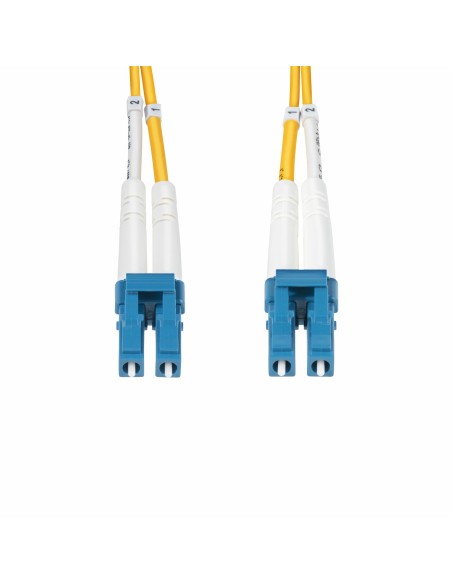 StarTech.com Cable de Fibra Í?ptica Dúplex LC a LC (UPC) OS2 Monomodo de 2m - 9 125Âµm - 10G - Resistente a Dobleces - Low Inser