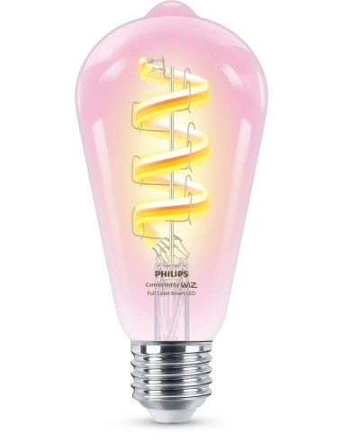 Philips Filamento transparente 40 W ST64 E27