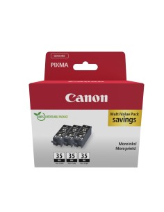 Canon 1509B028 cartucho de tinta 3 pieza(s) Original Negro