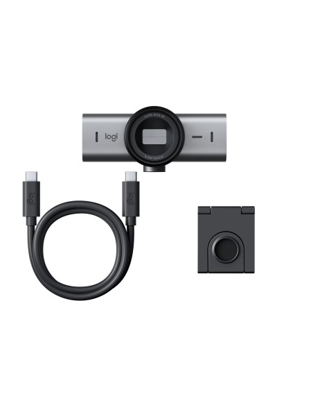 Logitech MX Brio 705 for Business cámara web 8,5 MP 4096 x 2160 Pixeles USB 3.2 Gen 1 (3.1 Gen 1) Aluminio, Negro